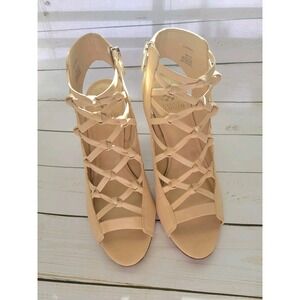 Vince Camuto Stesha Tan Diva‎ Gladiator Strappy Open Toe Sandals - Size 9M